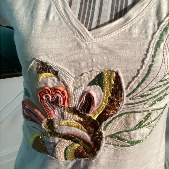 INC embellished T-shirt - Picture 2 of 5